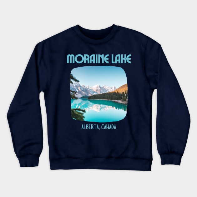 Moraine Lake Alberta Canada Crewneck Sweatshirt by soulfulprintss8